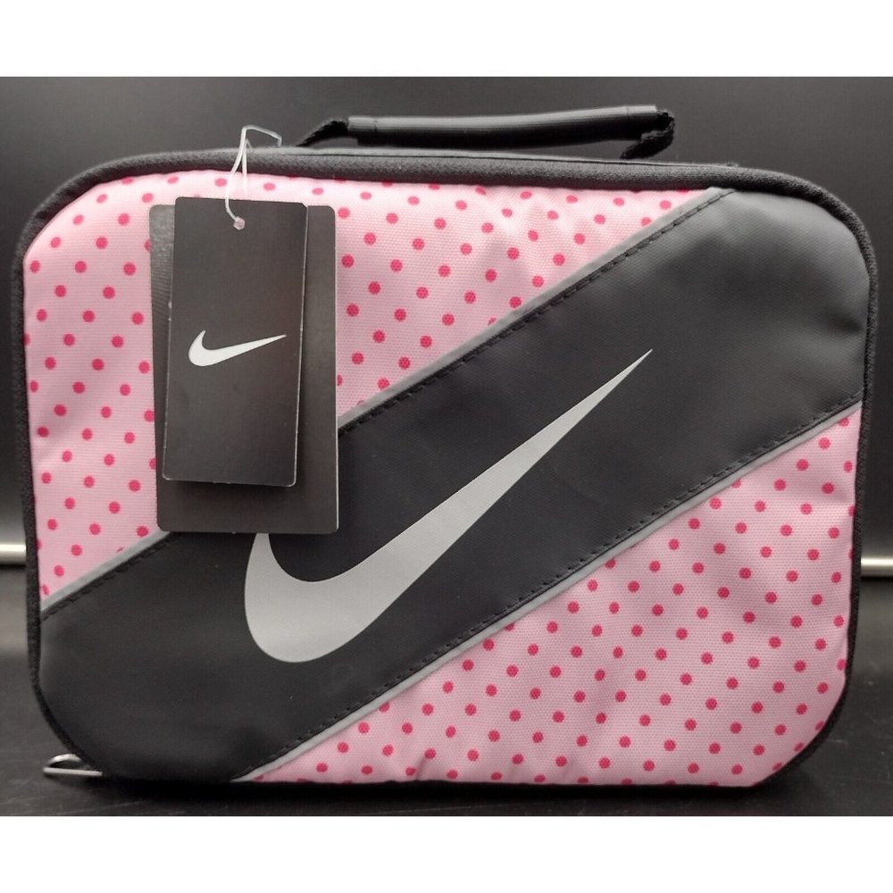 Nike Classic Swoosh Insulated Storage Lunch Box Bag Tote School Work Camp